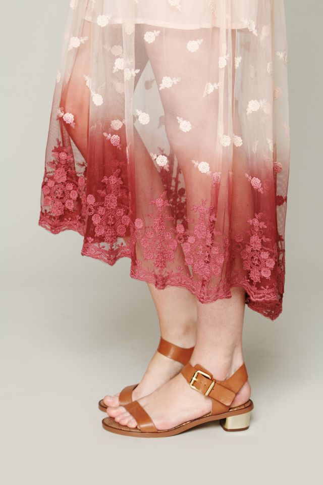 Tralala Embroidered Mesh Maxi #4