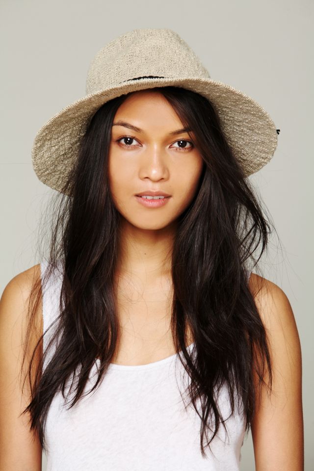 Crochet Canvas Brimmed Hat #1