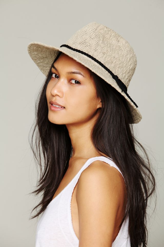 Crochet Canvas Brimmed Hat #3