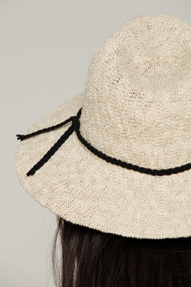Crochet Canvas Brimmed Hat #5