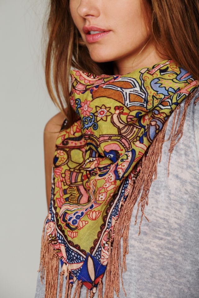 Chakra Fringe Scarf #1