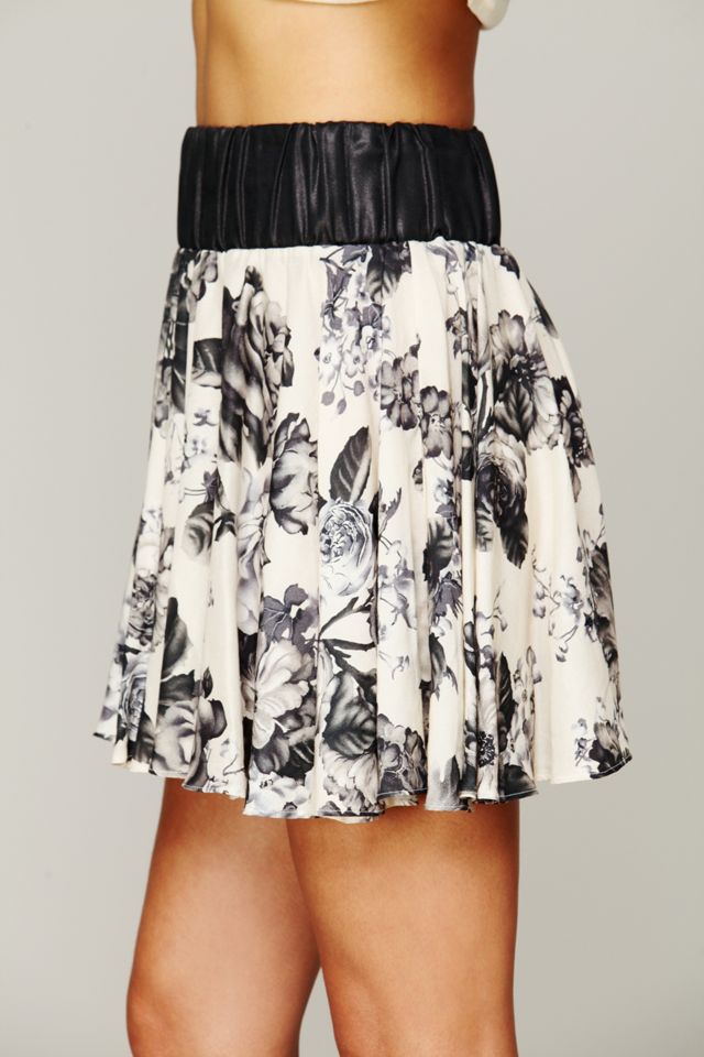 Willow Rose Silk Mini Skirt #2