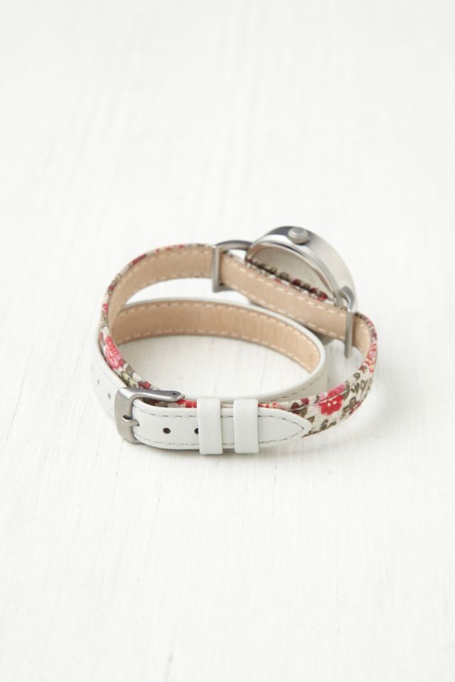 Petal Print Wrap Watch #1