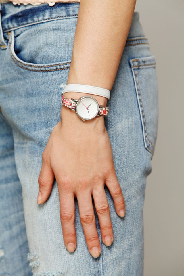 Petal Print Wrap Watch #2