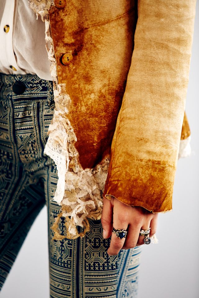 Suede and Lace Jacket | Free People