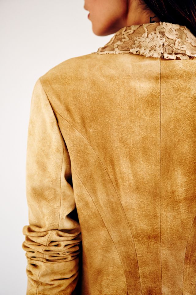 Suede and Lace Jacket | Free People