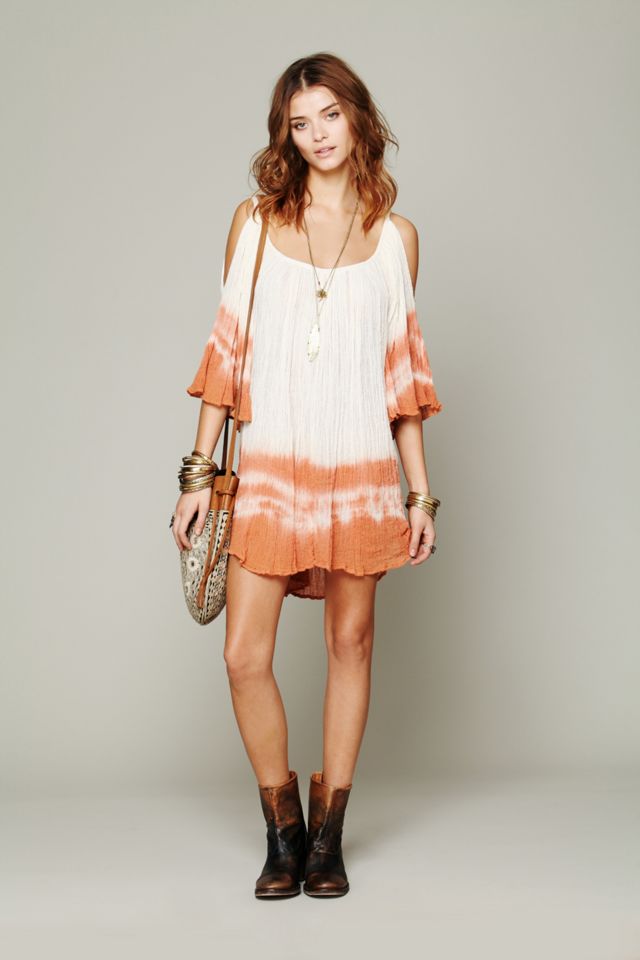 Nena Tie Dye Gauze Dress #3