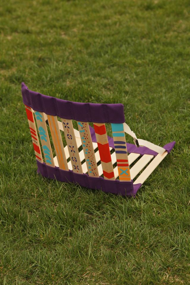 Handpainted Folding Chair #1