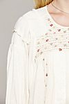 FP New Romantics Peasant Embroidered Blouse #2