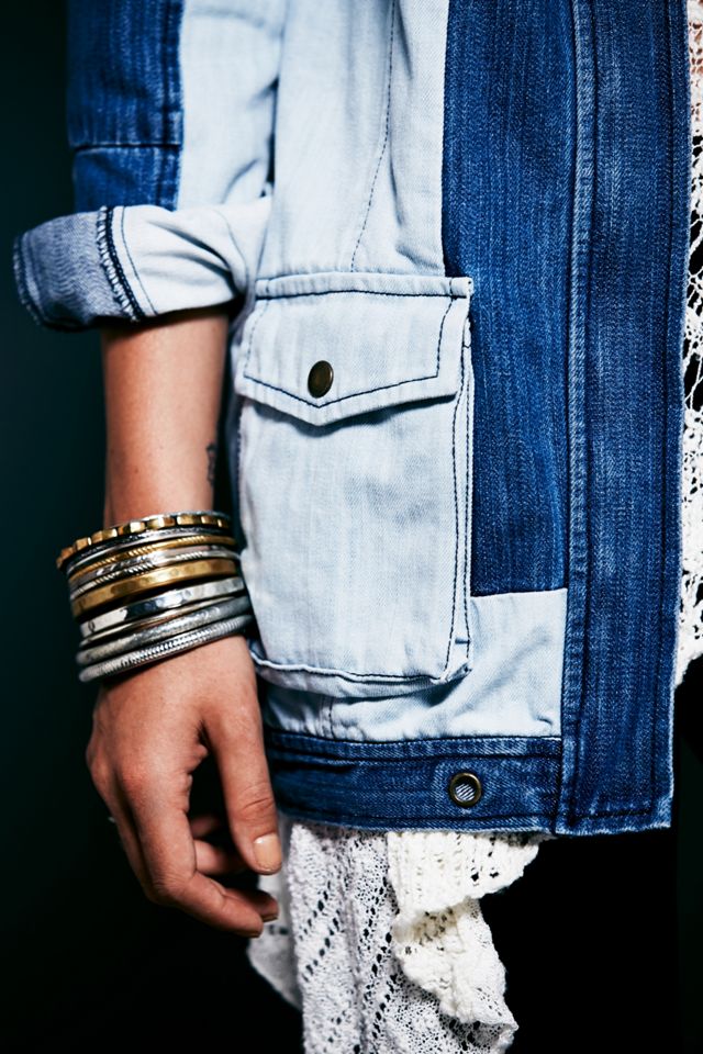 Patchwork Denim Jacket #4