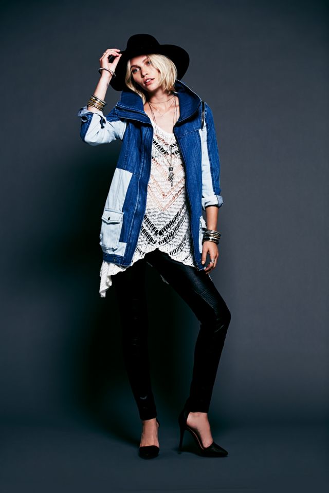 Patchwork Denim Jacket #5