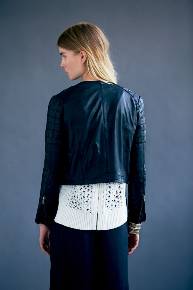 Mao Leather Jacket #1