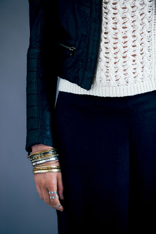 Mao Leather Jacket #4