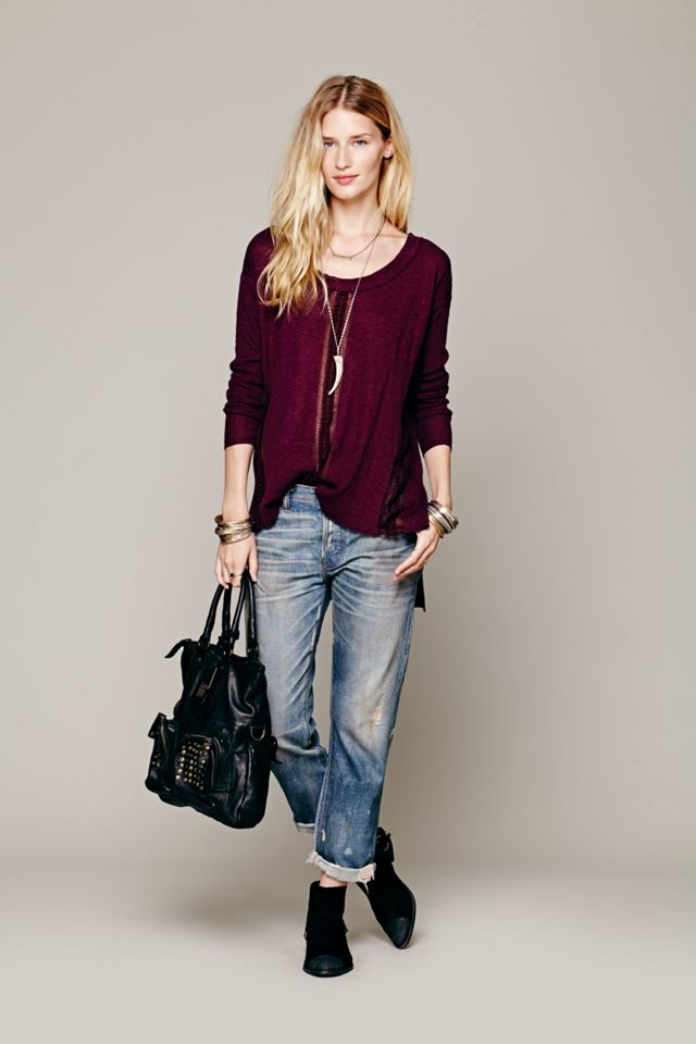 Lace Road Boxy Pullover #4