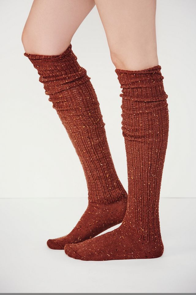 Speckled Slouch Tall Sock #1