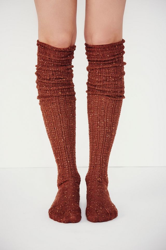 Speckled Slouch Tall Sock #2