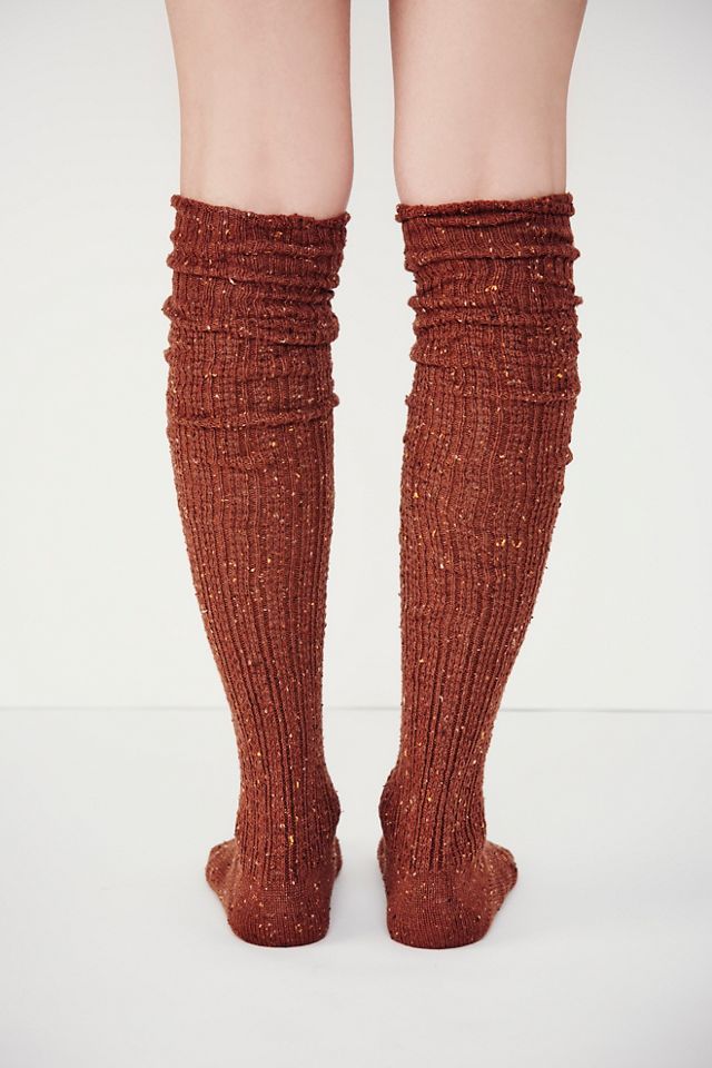 Speckled Slouch Tall Sock #3
