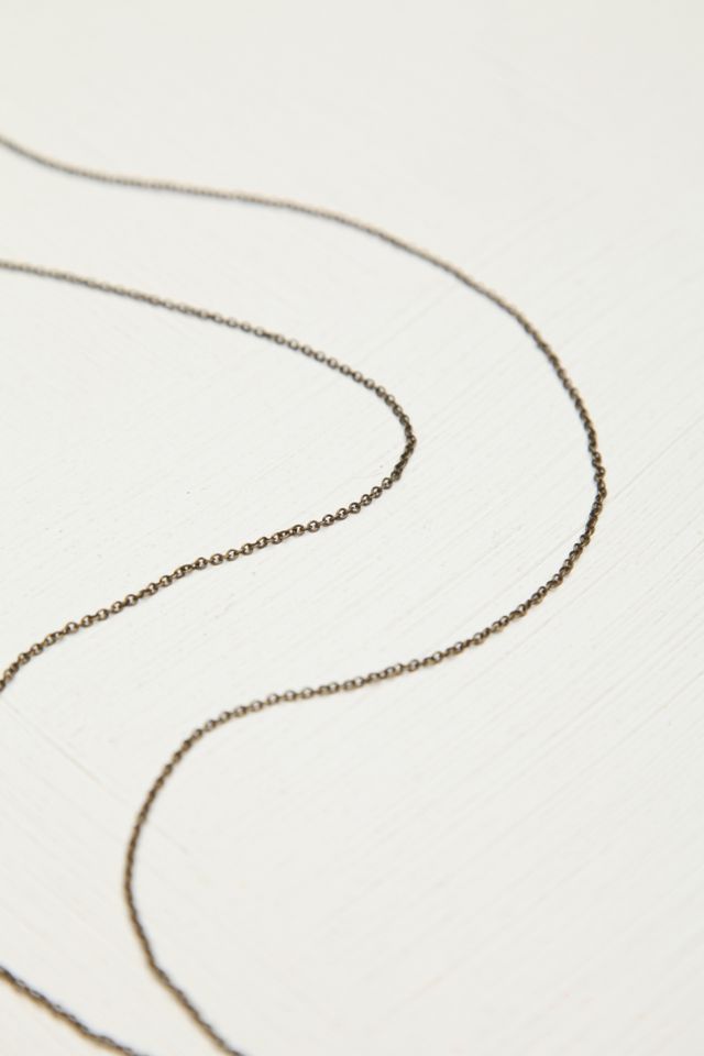 Stone Topped Circle Necklace #2