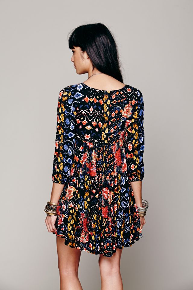 Printed Full Swing Dress #1
