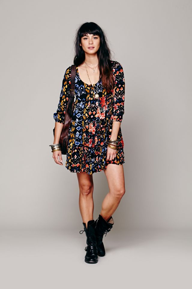 Printed Full Swing Dress #4