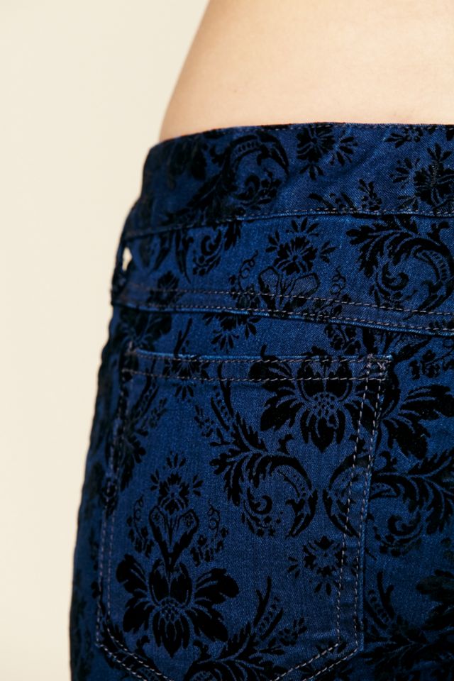 Brocade Flocked Skinny #5