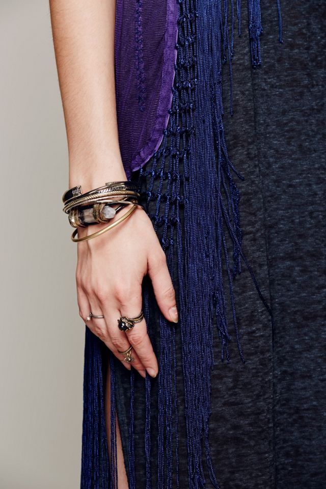 Ombre Fringe Vest #3