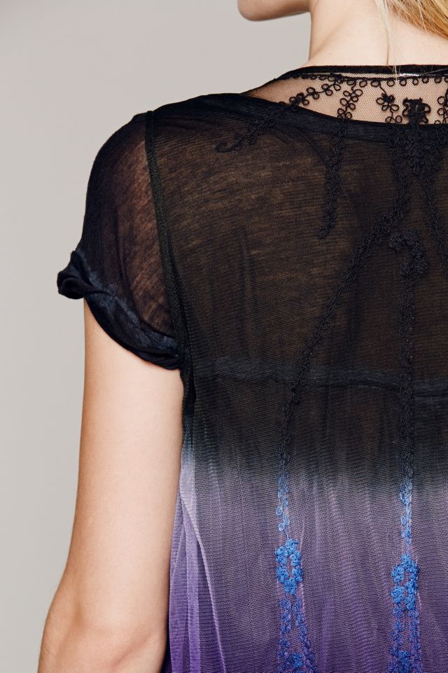 Ombre Fringe Vest #4