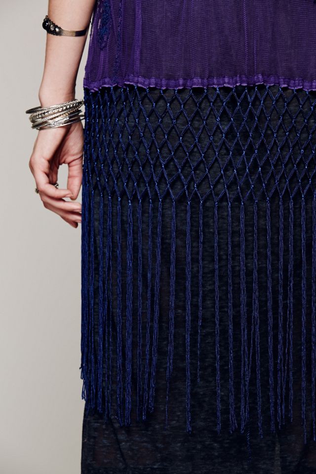 Ombre Fringe Vest #5