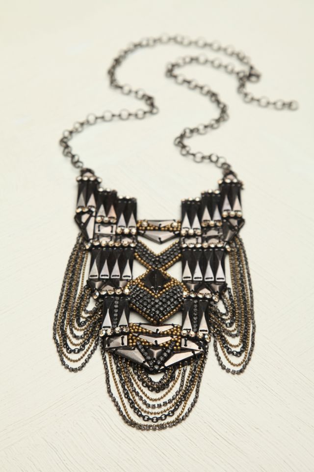 Metal Disc and Chain Bib #1