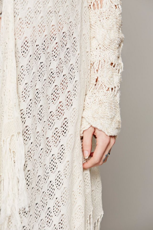 Free people crochet on sale cardigan