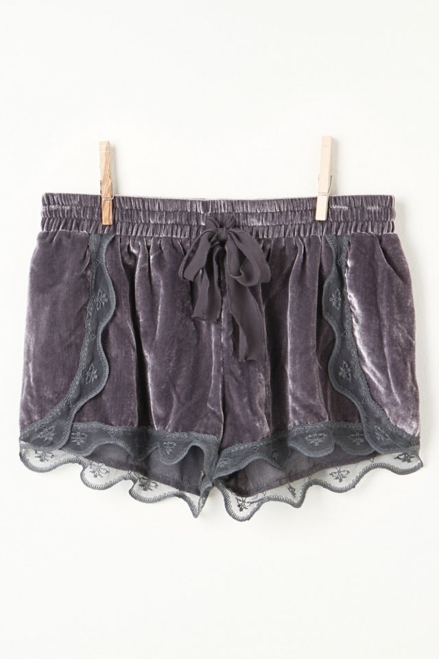 Silky Velvet Lounge Short #6