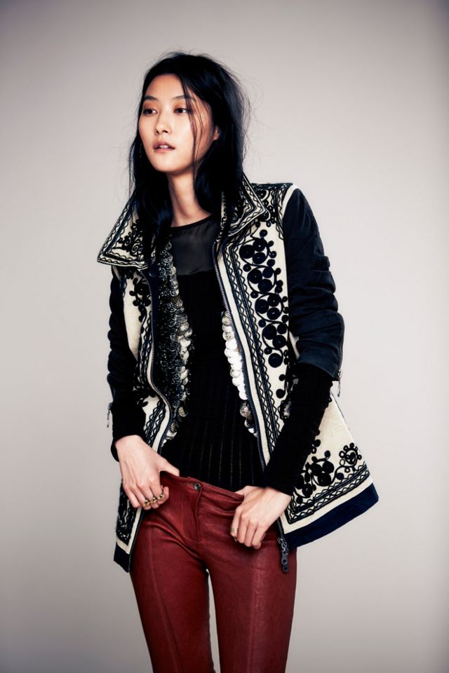 Free people golden hot sale quills jacket