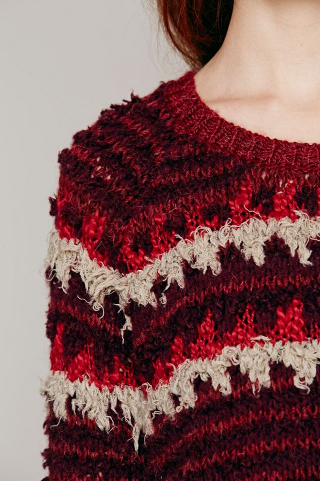 Fuzzy Fairisle Pullover #2