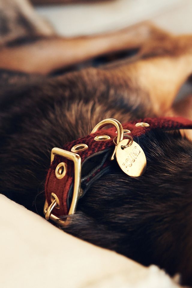 Buffalo Plaid Canvas Collar #2