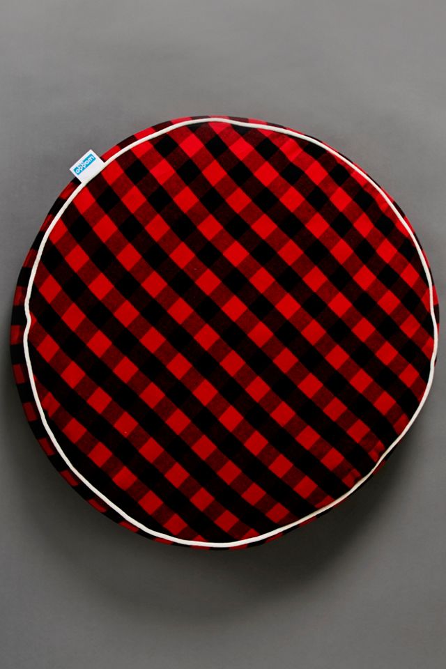 Buffalo Plaid Circle Bed #1