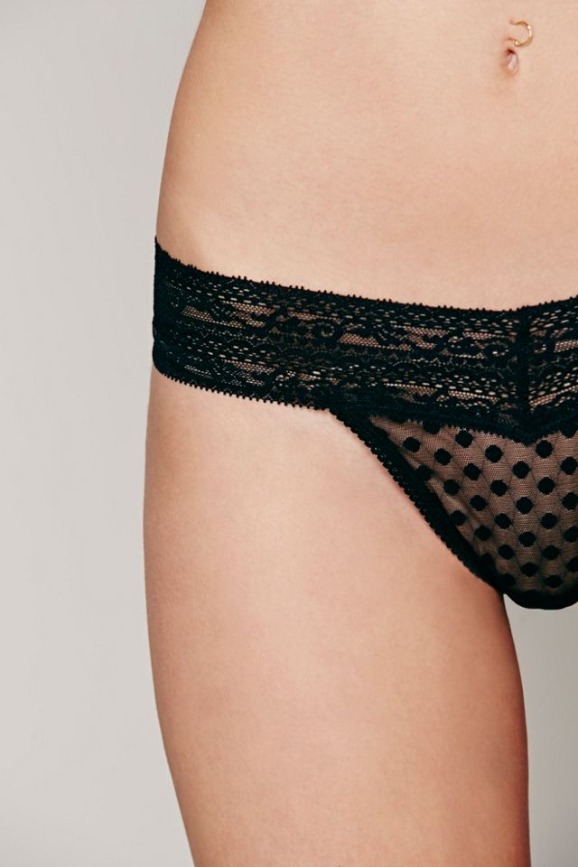 Lace Trim Thong #2