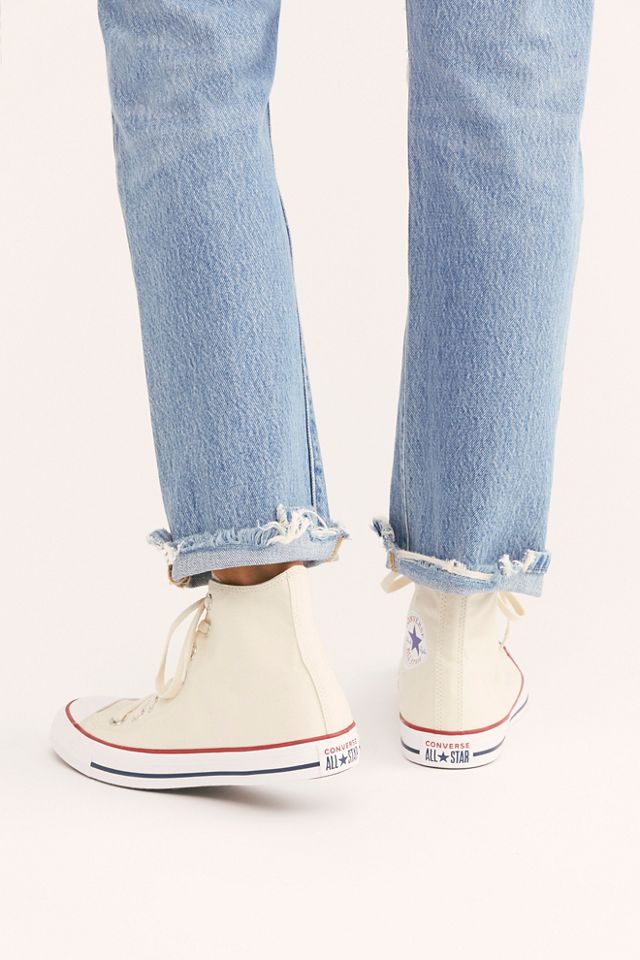 Free People Charlie Hi Top Converse in Blue