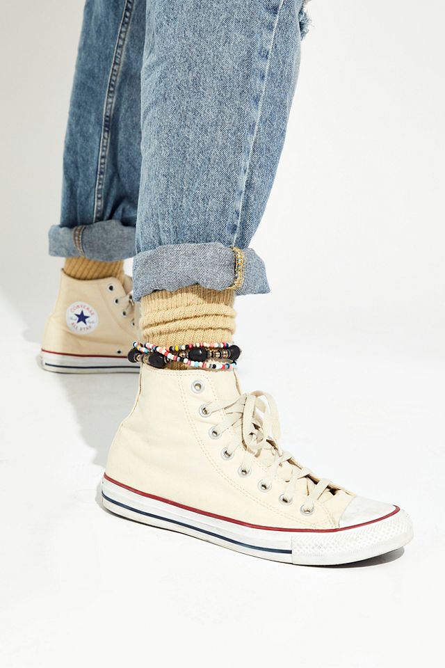 Ivory high top converse hotsell