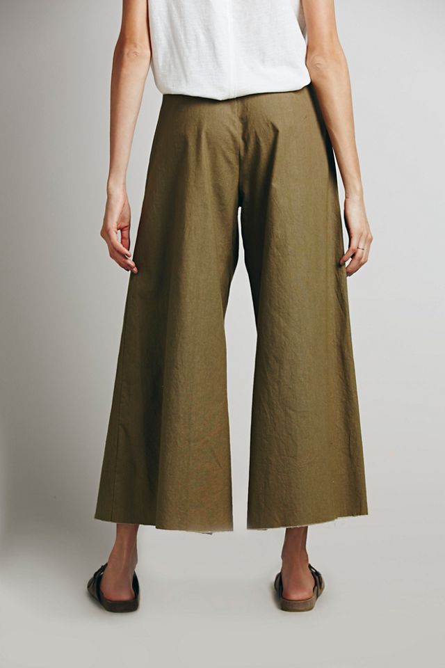 FP ONE High-Waisted Pintuck Culottes #2