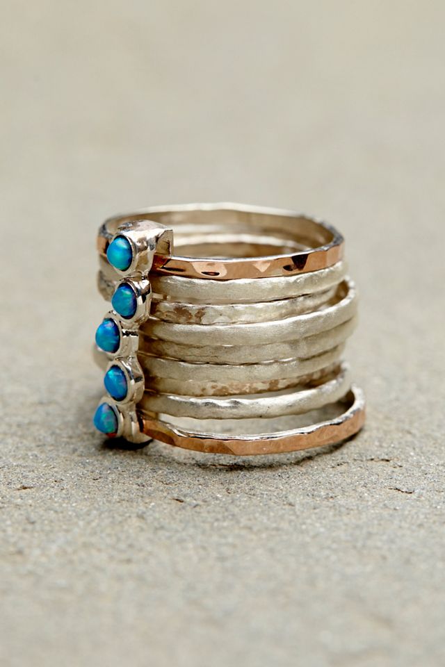 Stacked Turquoise Ring #3