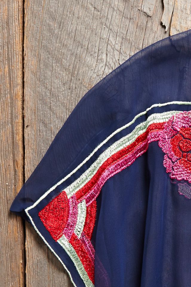 Vintage Sheer Poncho Top #2