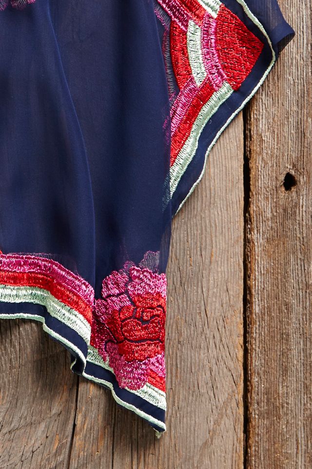Vintage Sheer Poncho Top #4