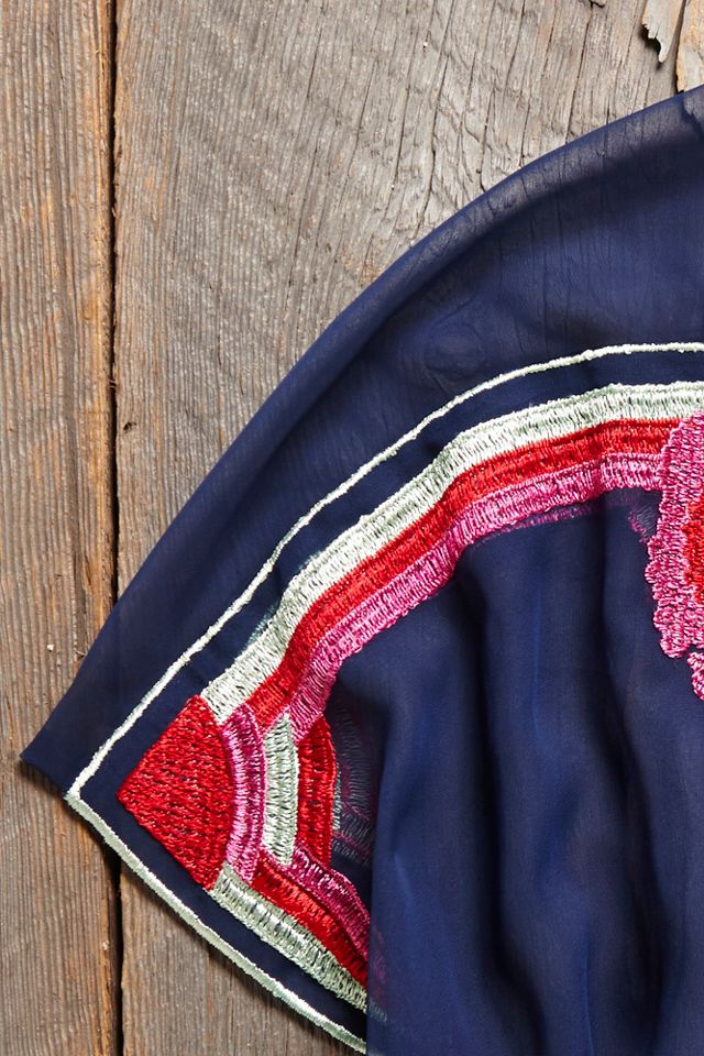 Vintage Sheer Poncho Top #5