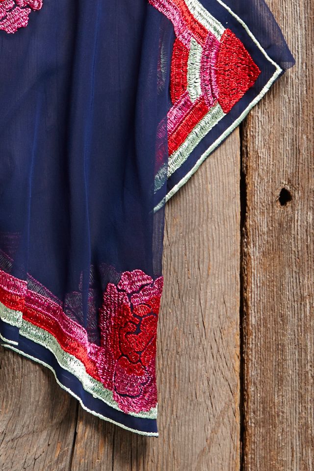 Vintage Sheer Poncho Top #7