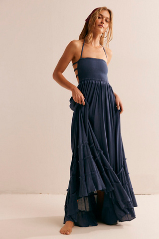 Extratropical Maxi Dress by free-est at Free People in Dark Denim, Size: XS