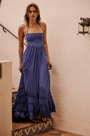 Extratropical Maxi Dress By free-est At Free People In Amparo Blue, Size: XS