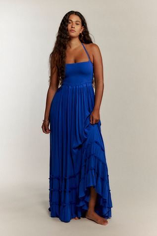 chinese dress ladies Heavenly Flow Maxi Dress in Sky Blue main image 0
