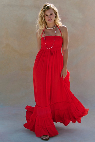 Extratropical Maxi Dress by free-est at Free People in Brown, Size: M