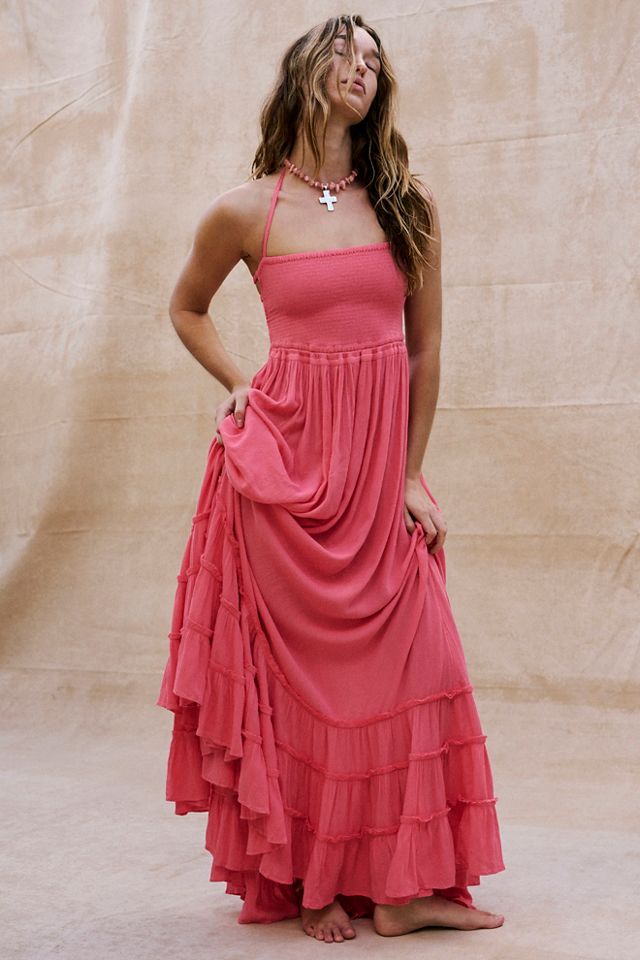 Turning Up The Temperature Maxi  Bandeau maxi dress, Free people maxi  dress, Free people dress