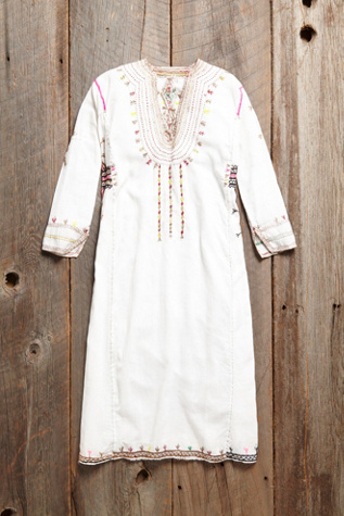 vintage embroidered dress